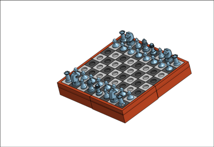 Portable chess set