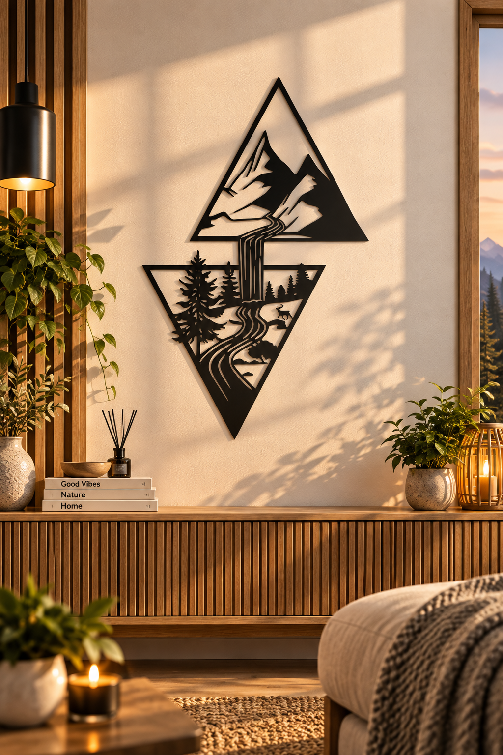 WallArt - Nature Water Tree
