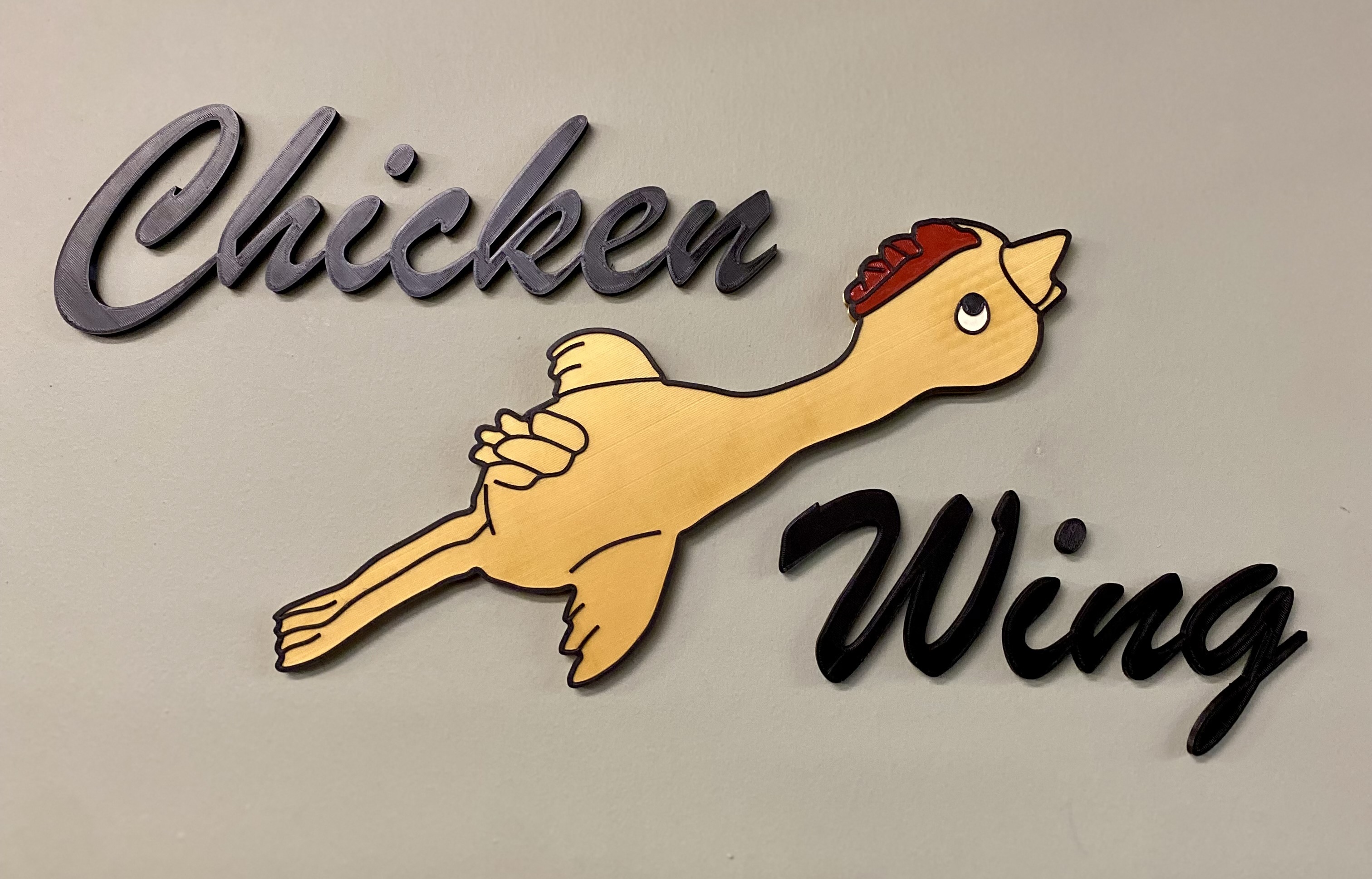 Slingshot Chicken Decor