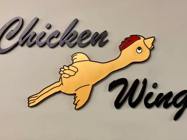 Slingshot Chicken Decor