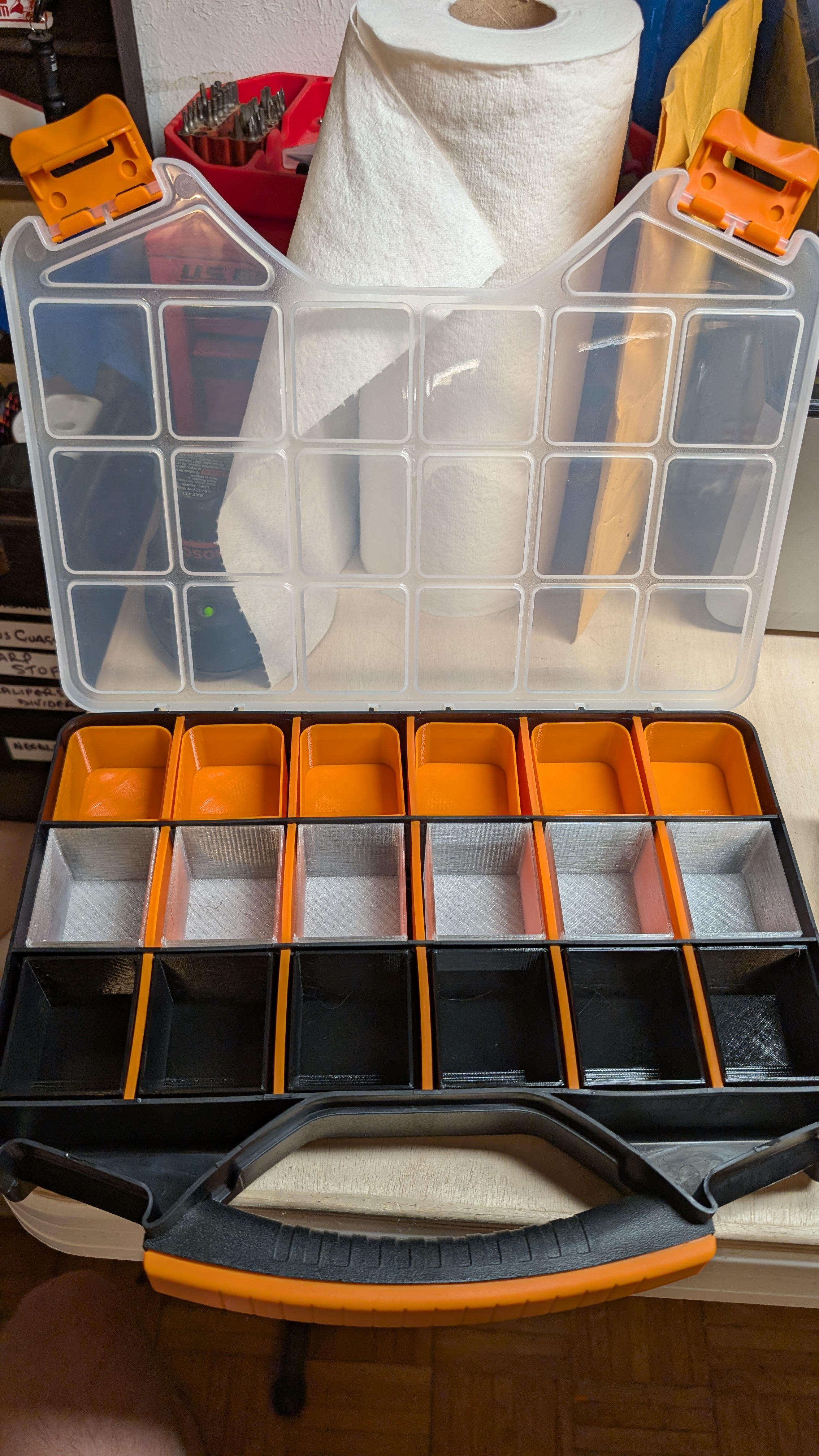 Ramped Parts tubs for generic Parts Case