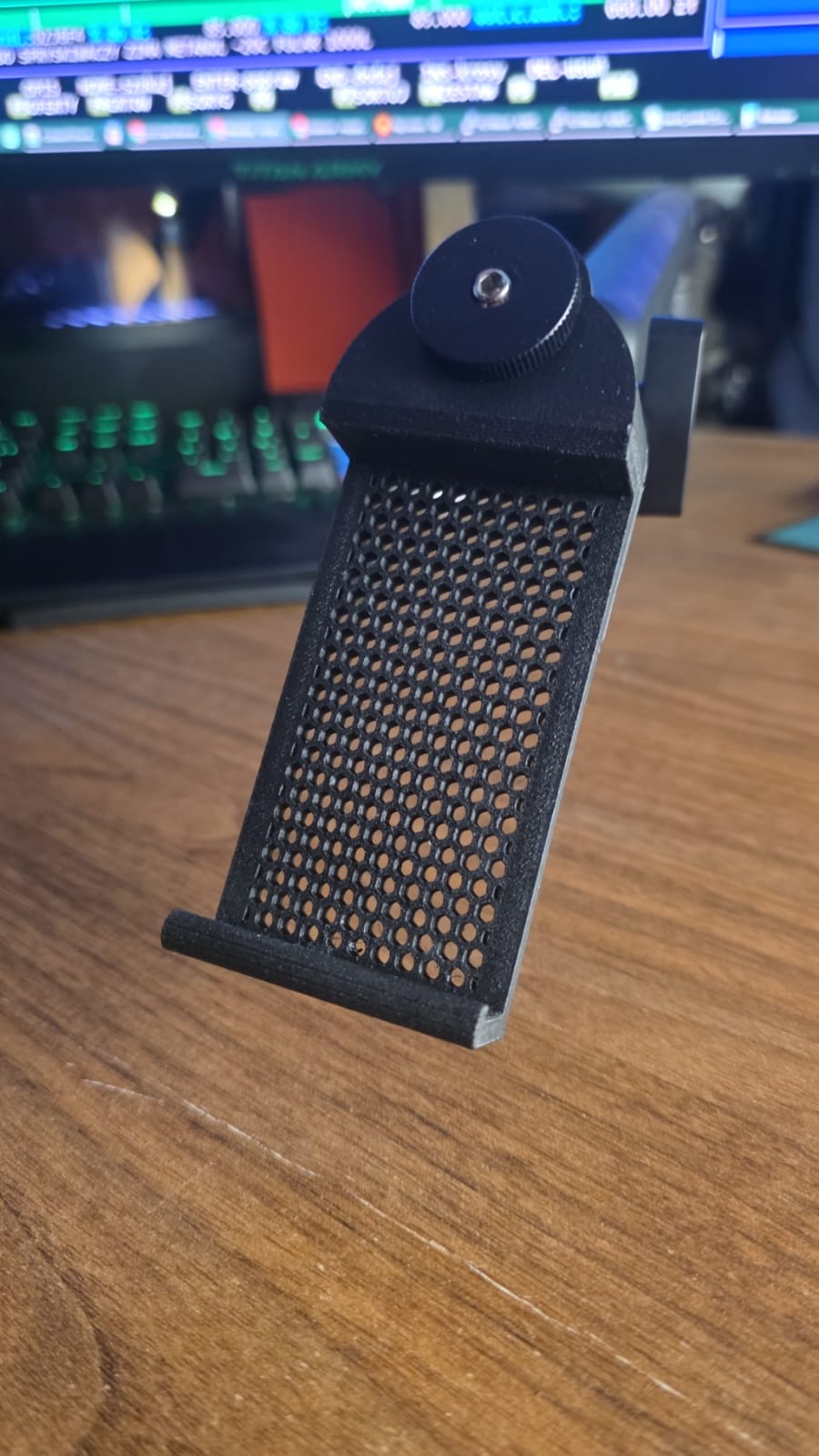 Samsung S25 Ultra phone holder for microphone arm
