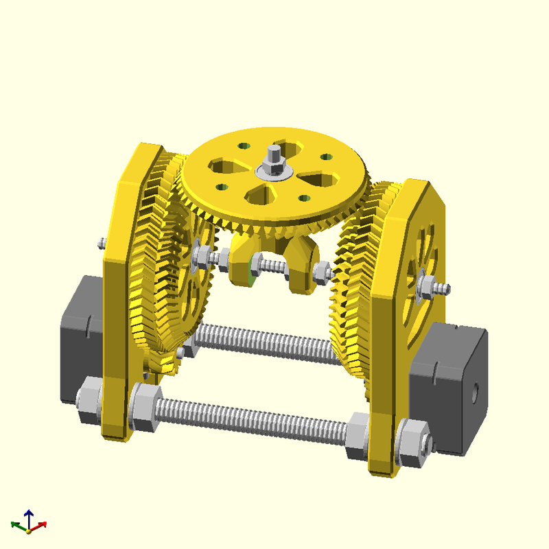 3DPDiffWrist: 3D printed differential wrist by tiago | Download free ...