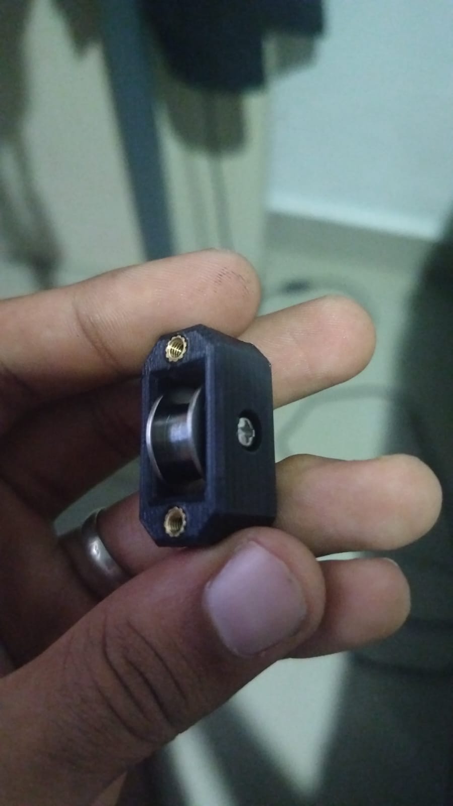 X-axis idler holder and tensioner heat inserts and m3 screw mod PRUSA mini Bear