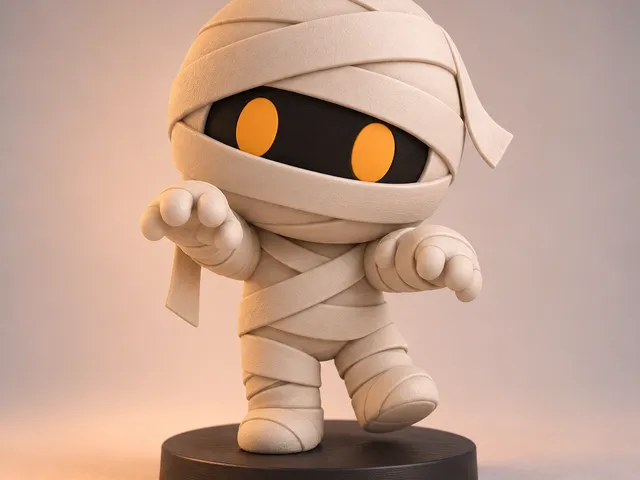 Halloween Chibi #6 – Little Mummy | Easy to Print