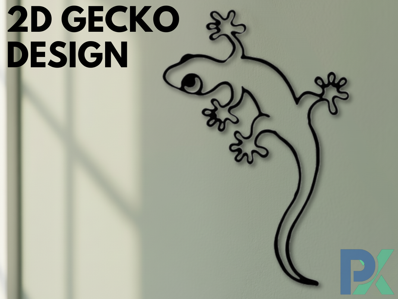 2D gecko Design