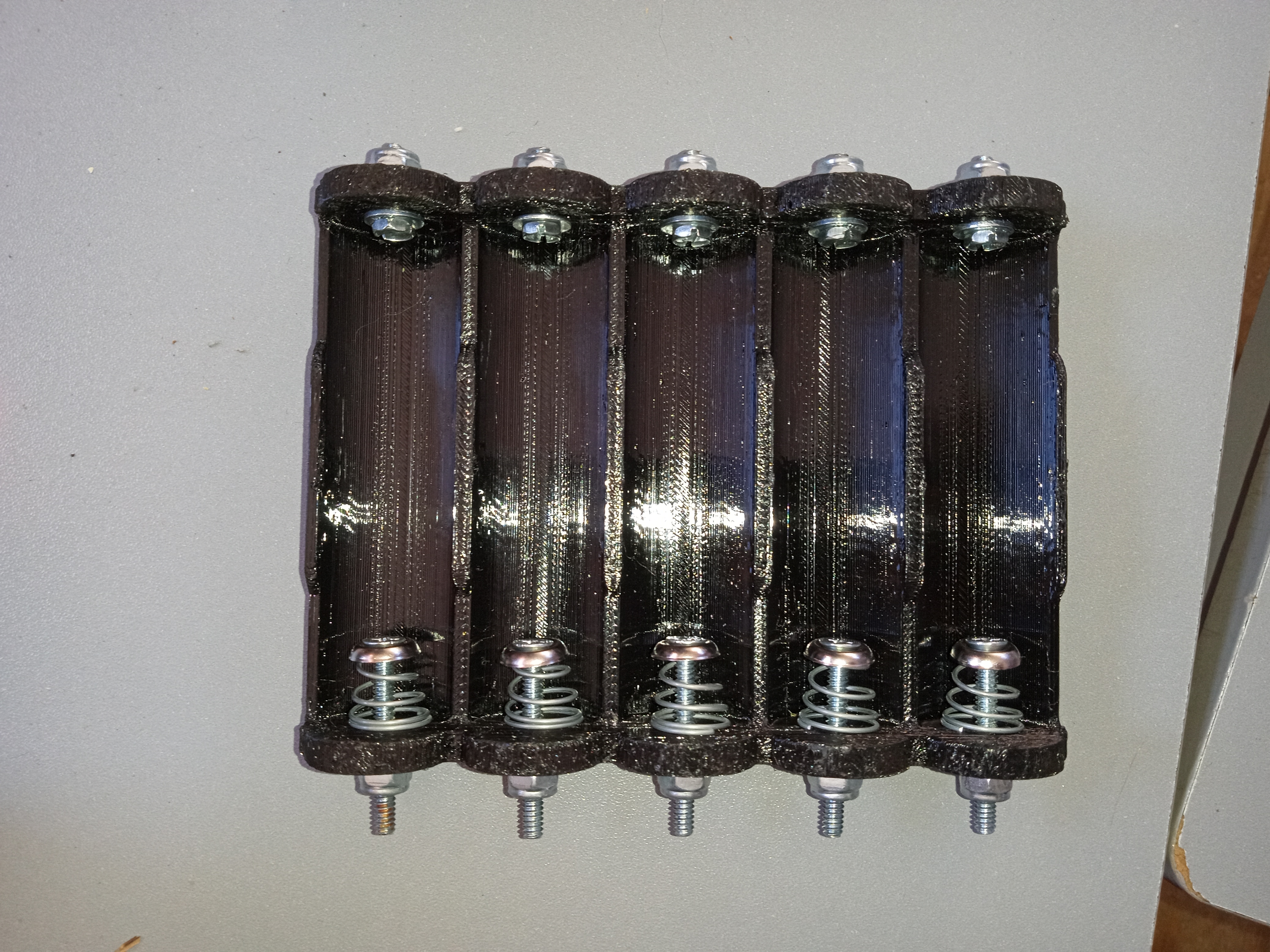 21700/18650 5 cell holder