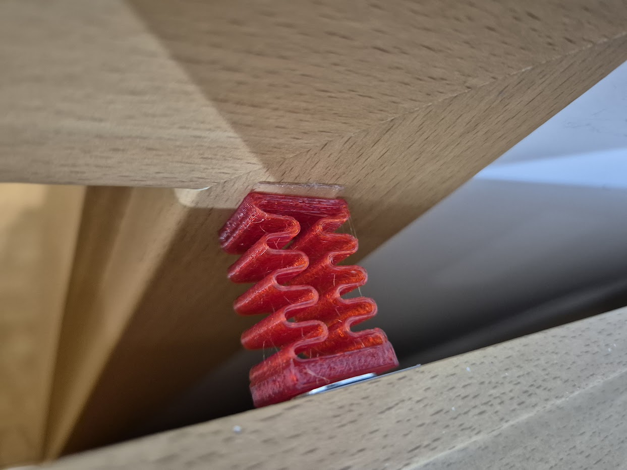 Magnetic springy door stop