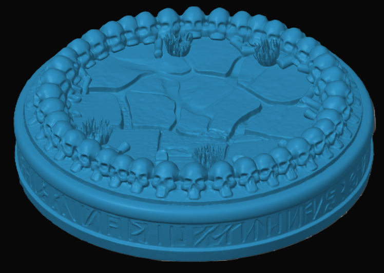 Ring of Skulls Miniature Base
