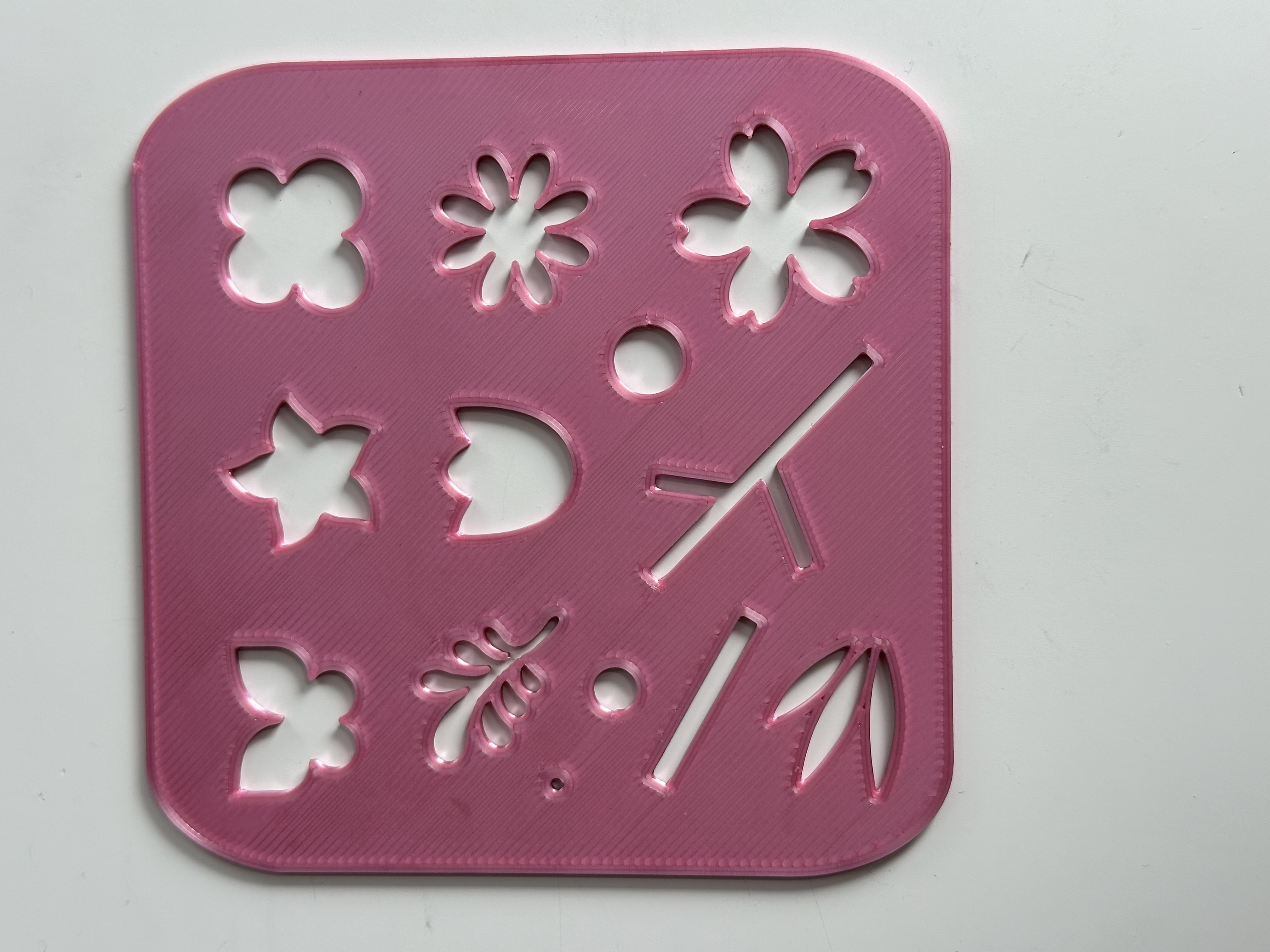Blume Schablone - Flower Stencil
