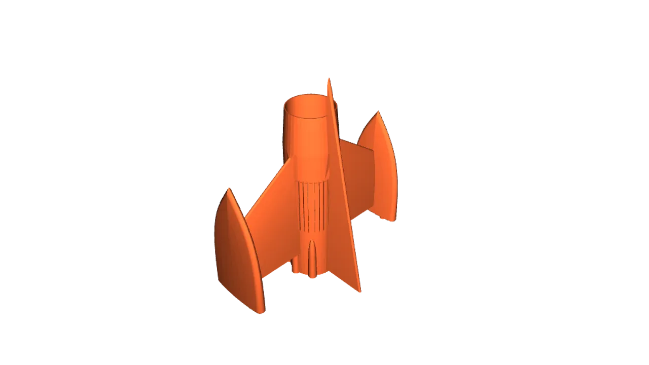 Fireball XL-5 Model Rocket by Jamie Claye | Download free STL