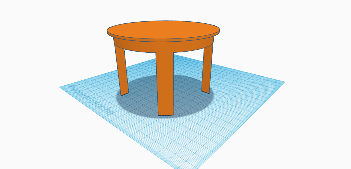 Dollhouse table