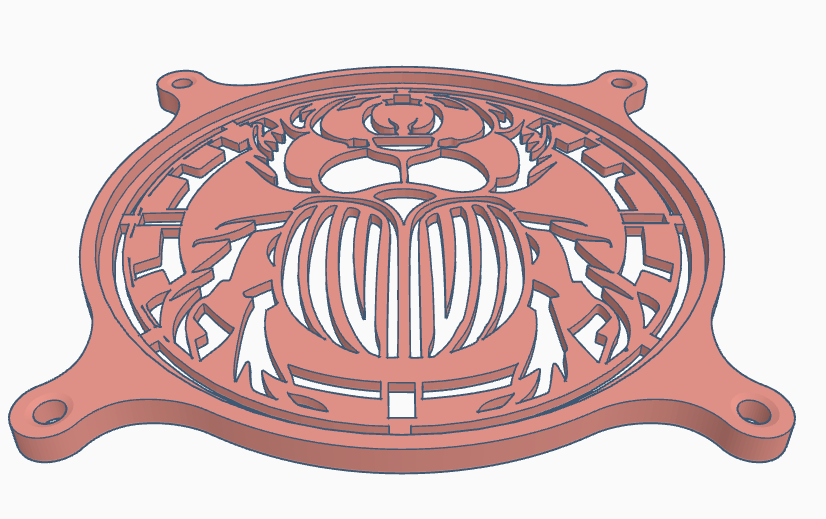 Fan cover: Scarabeus (120 mm)