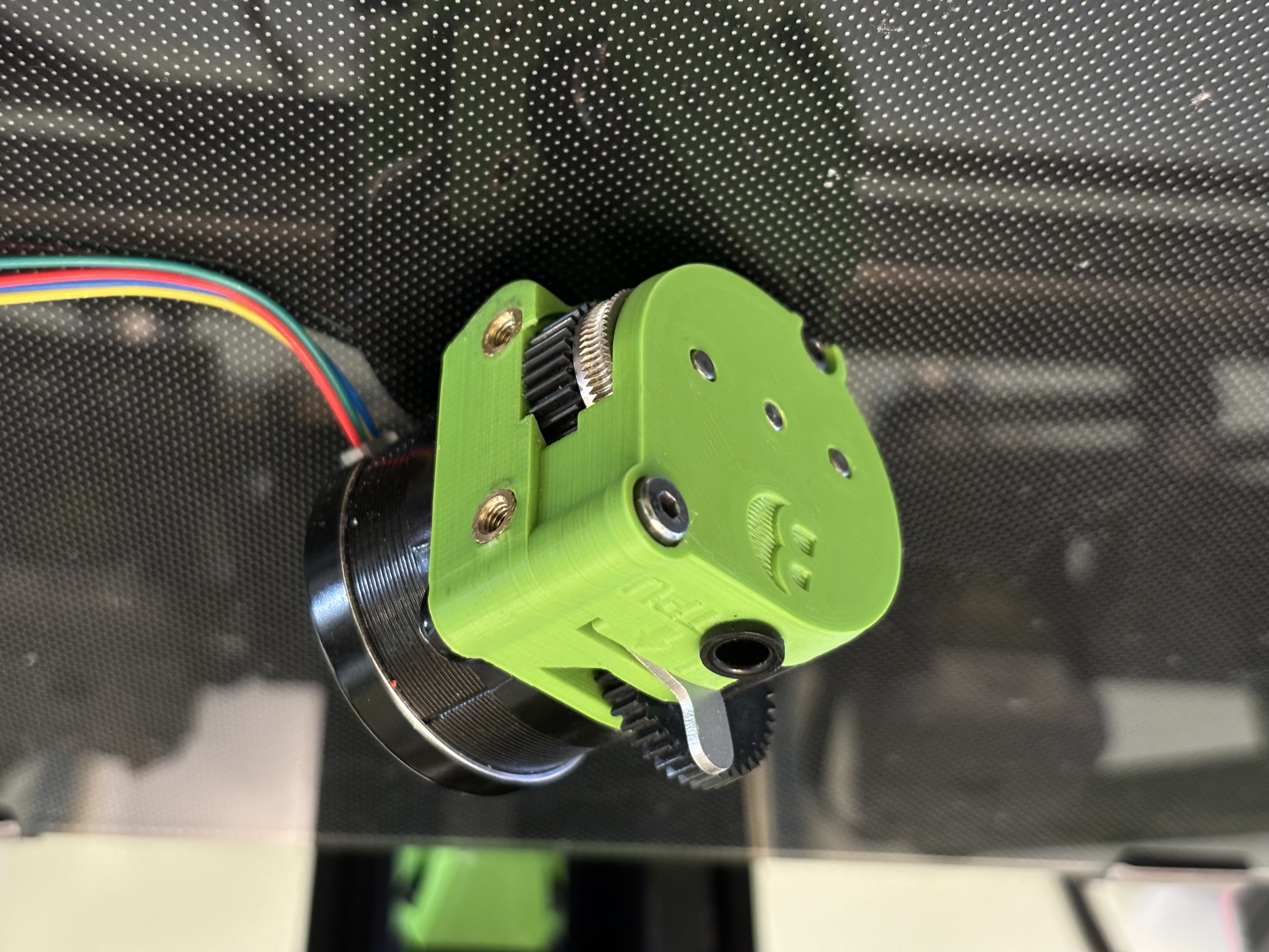 Make-It-Fit Creality K1 LGX Extruder Housing for Bondtech LGX Lite Internals. Threaded Insert version.