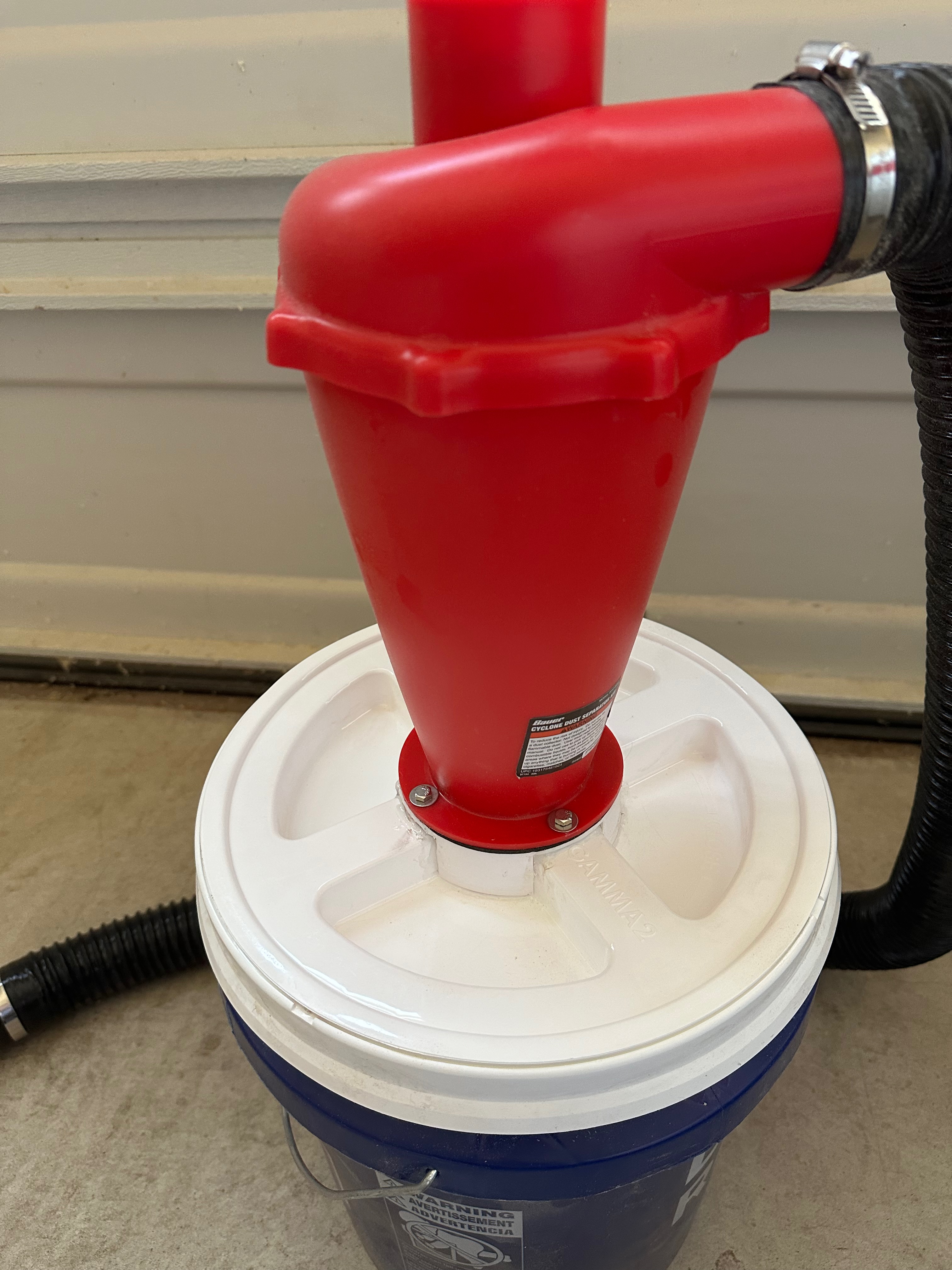 5 Gallon Bucket Screw Lid-Cyclone Dust Separator Adapter