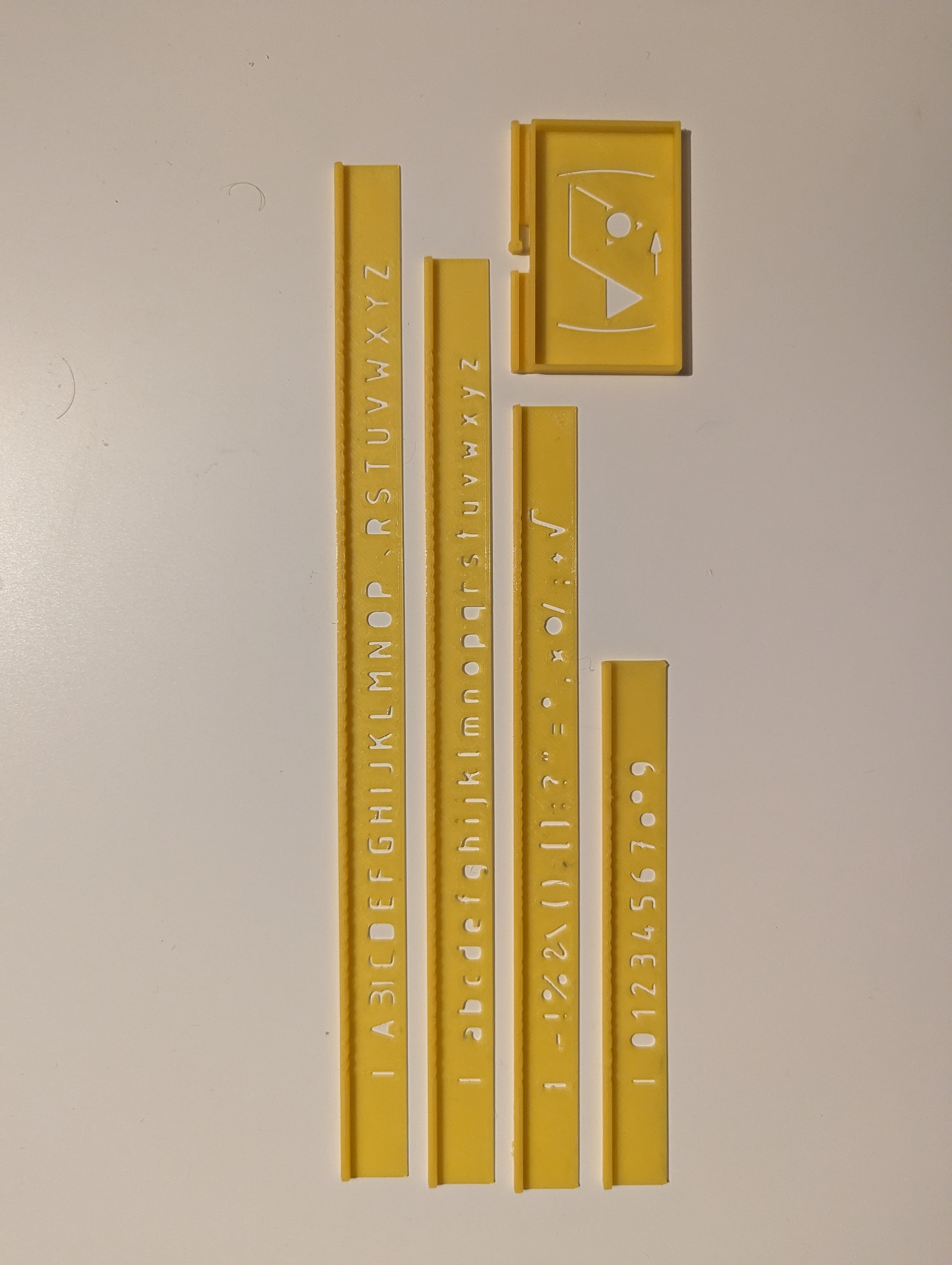 Stencil for technical drawings — miniatura 3