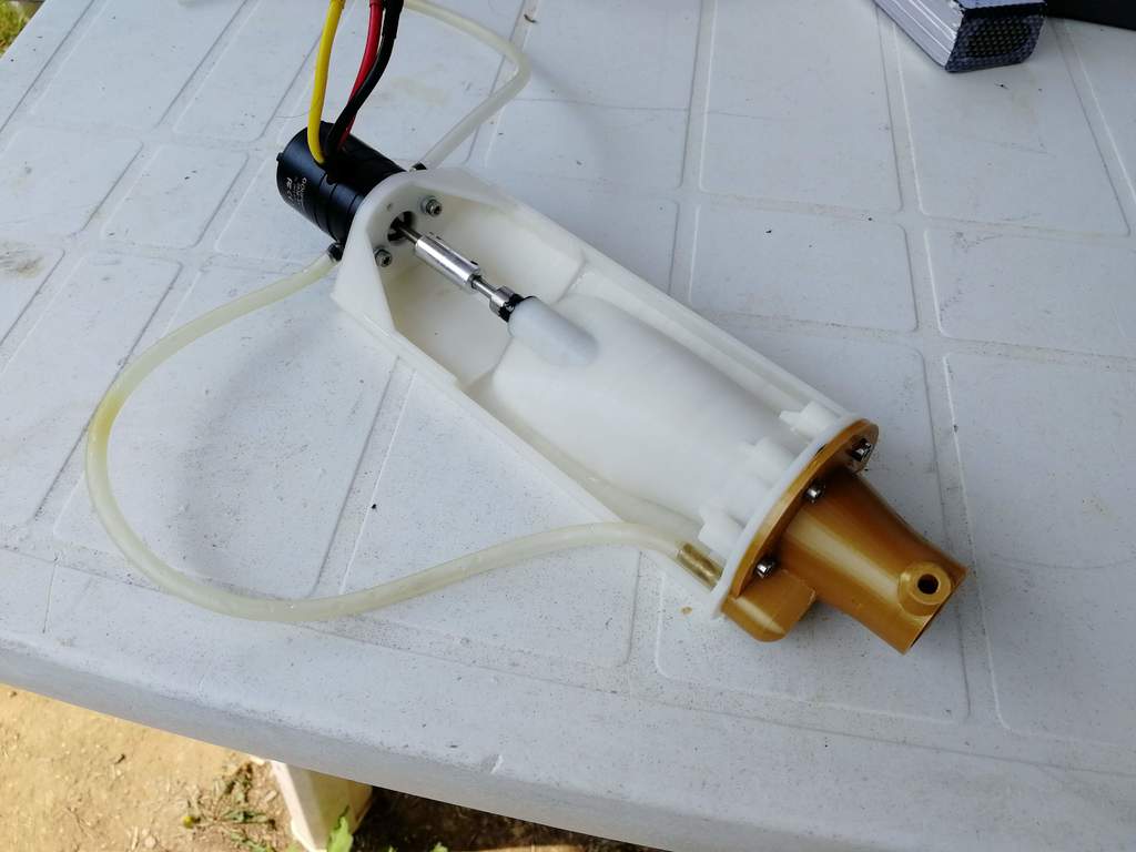 RC boat water jet propulsion - complete open source