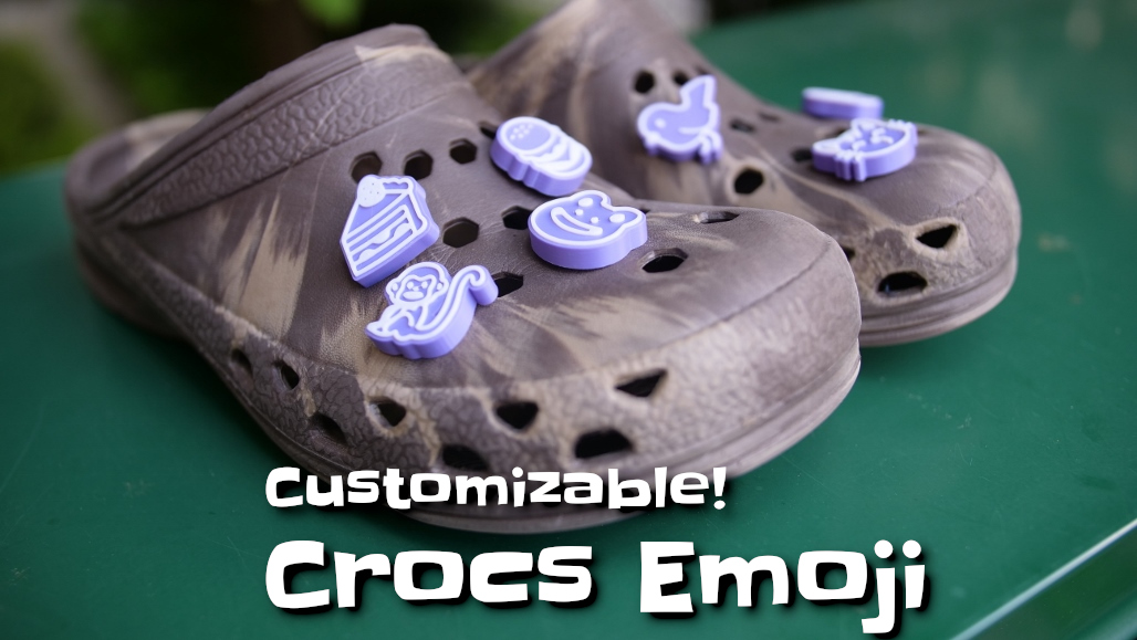 Crocs Emoji charms - customizable jibbitz