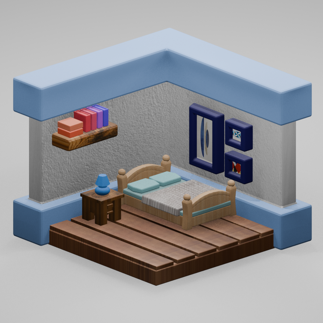Simple 3D room