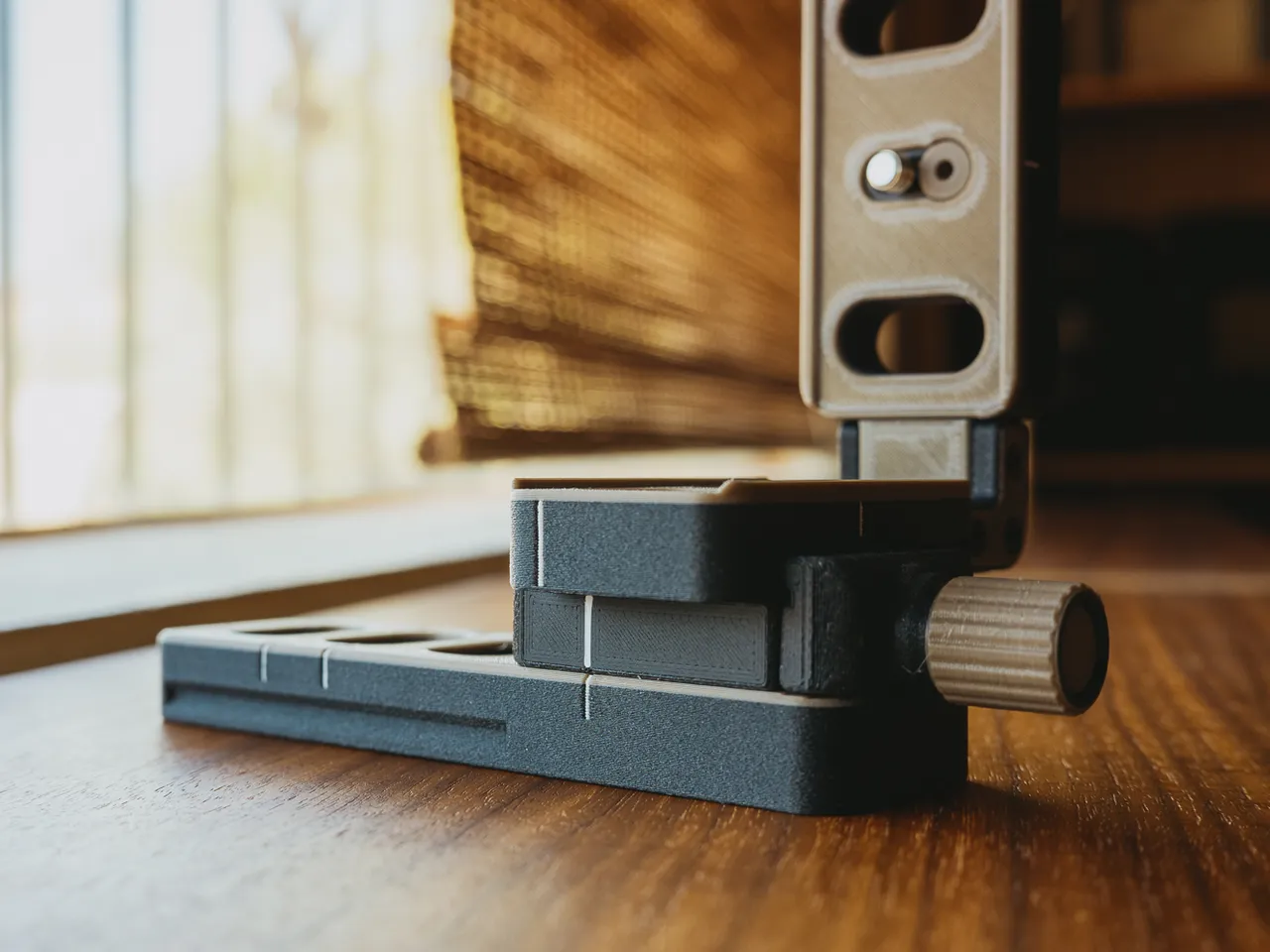 Nodal slide plate for Hasselblad X2D with custom Arca Swiss clamp