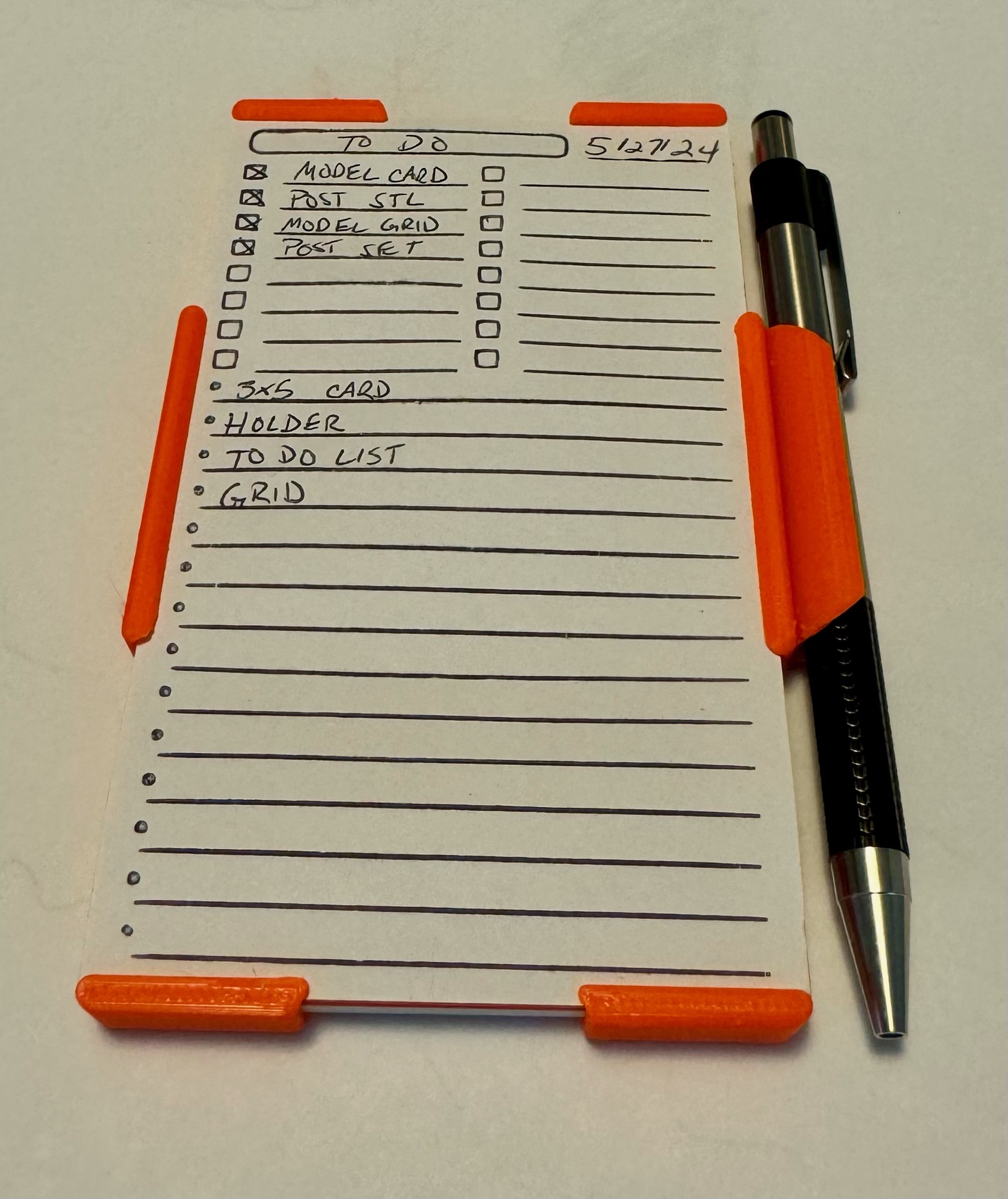 Index Card Stencils & Pocket Keeper