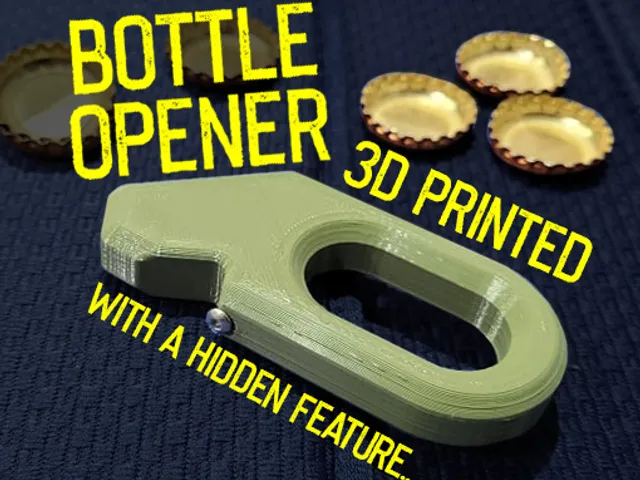 Durable Bottle Opener with Magnets