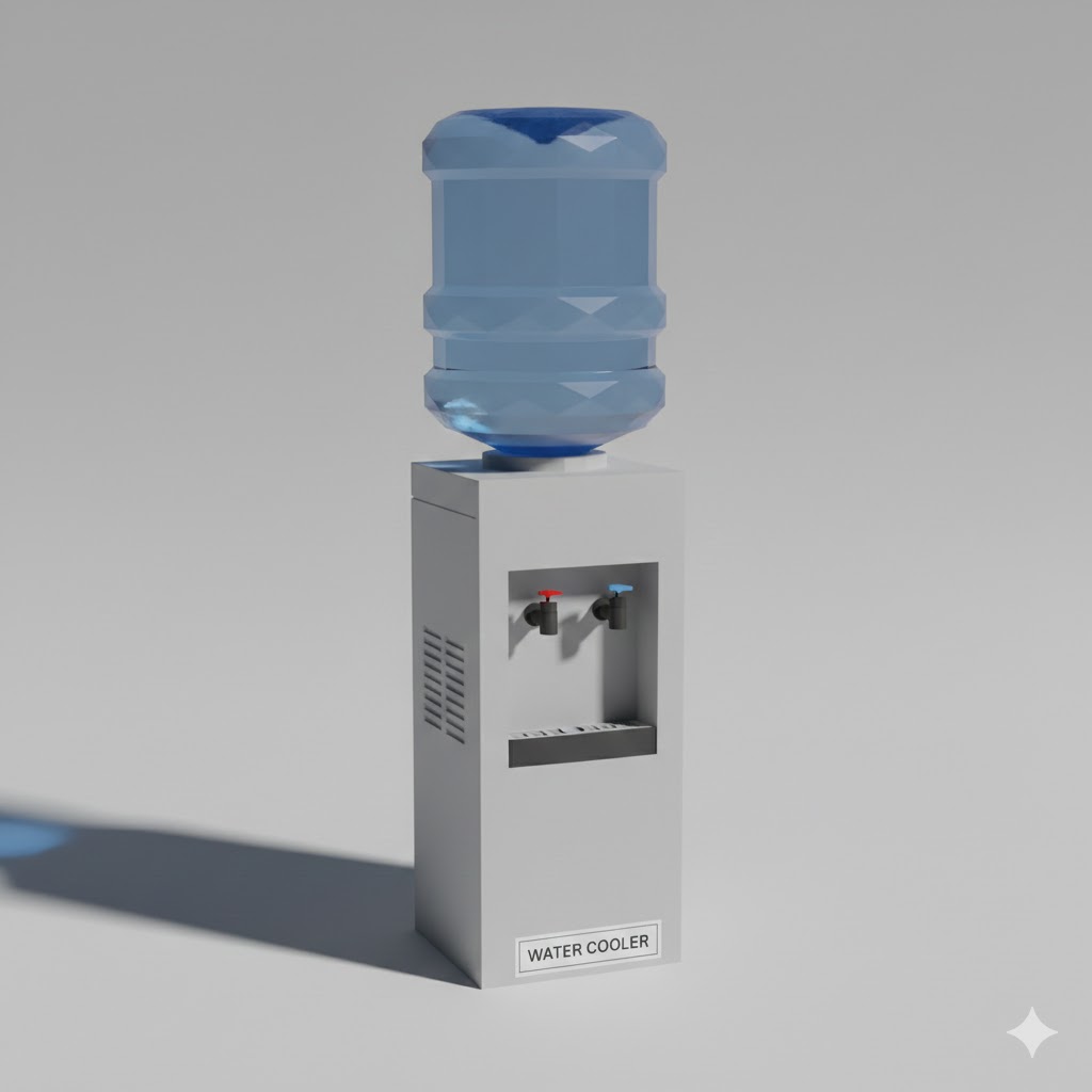Low Poly Water Cooler