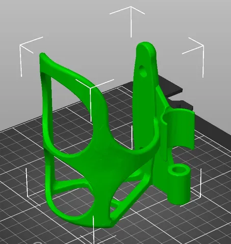 improved bottle holder with a carrier for CO2 cartridges (vylepšený držák láhve o nosič CO2 bombiček)