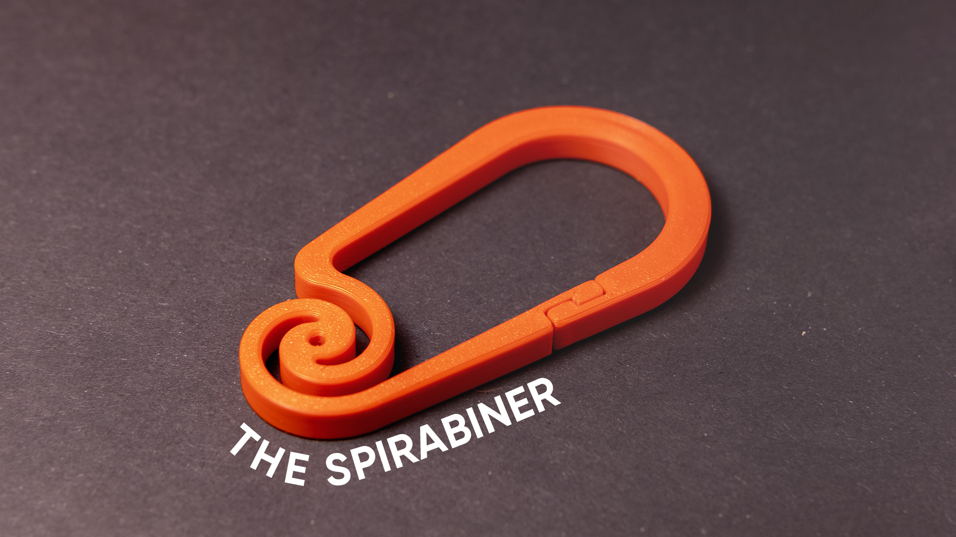 The Spirabiner - Spiral Carabiner 3D model thumbnail