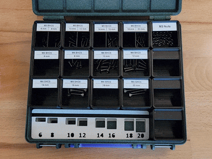 BYOB Gridfinity Screw Sorter - Bring Your Own Bins