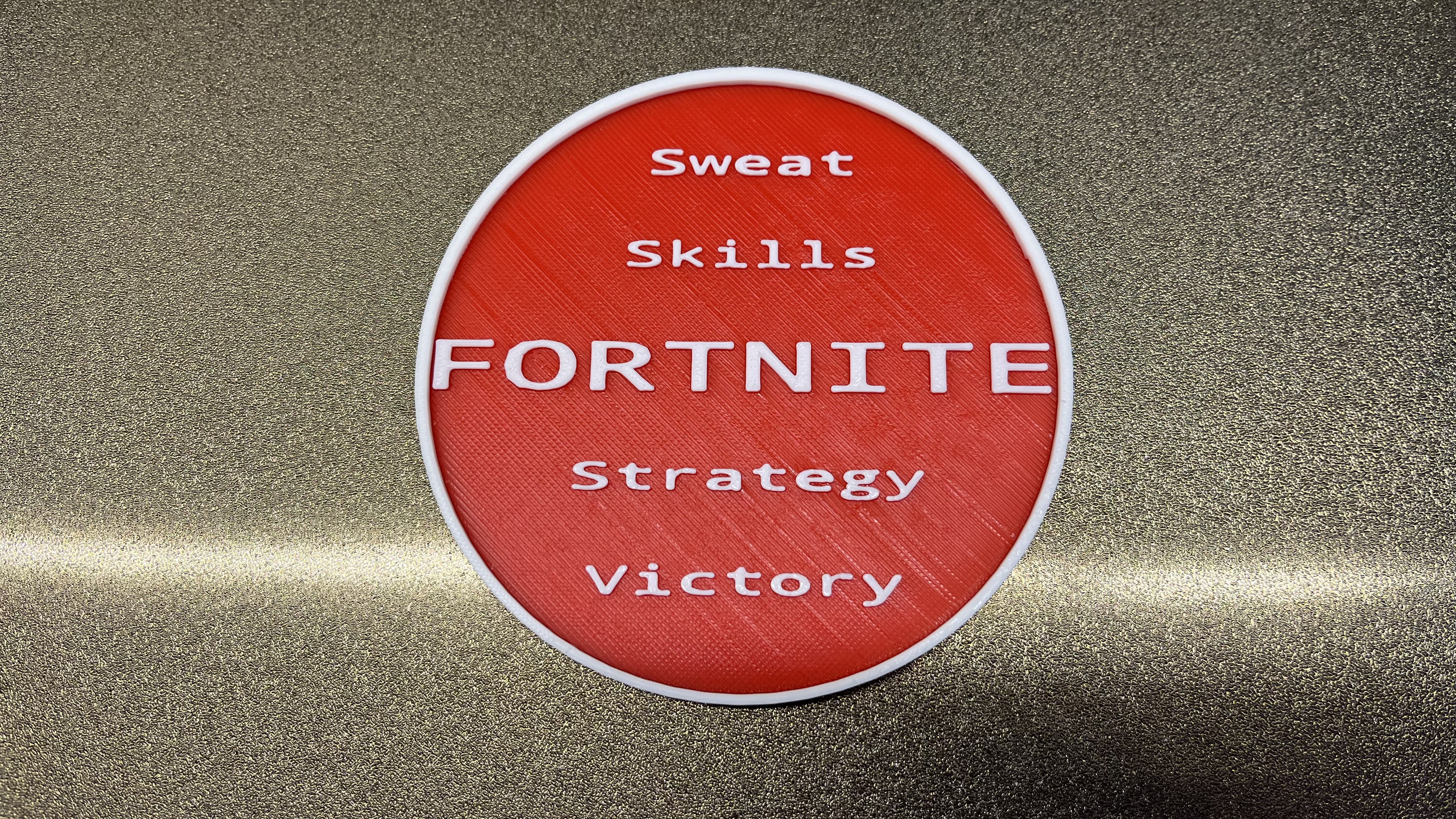 Fortnite Coaster Strategy 2 Color Print