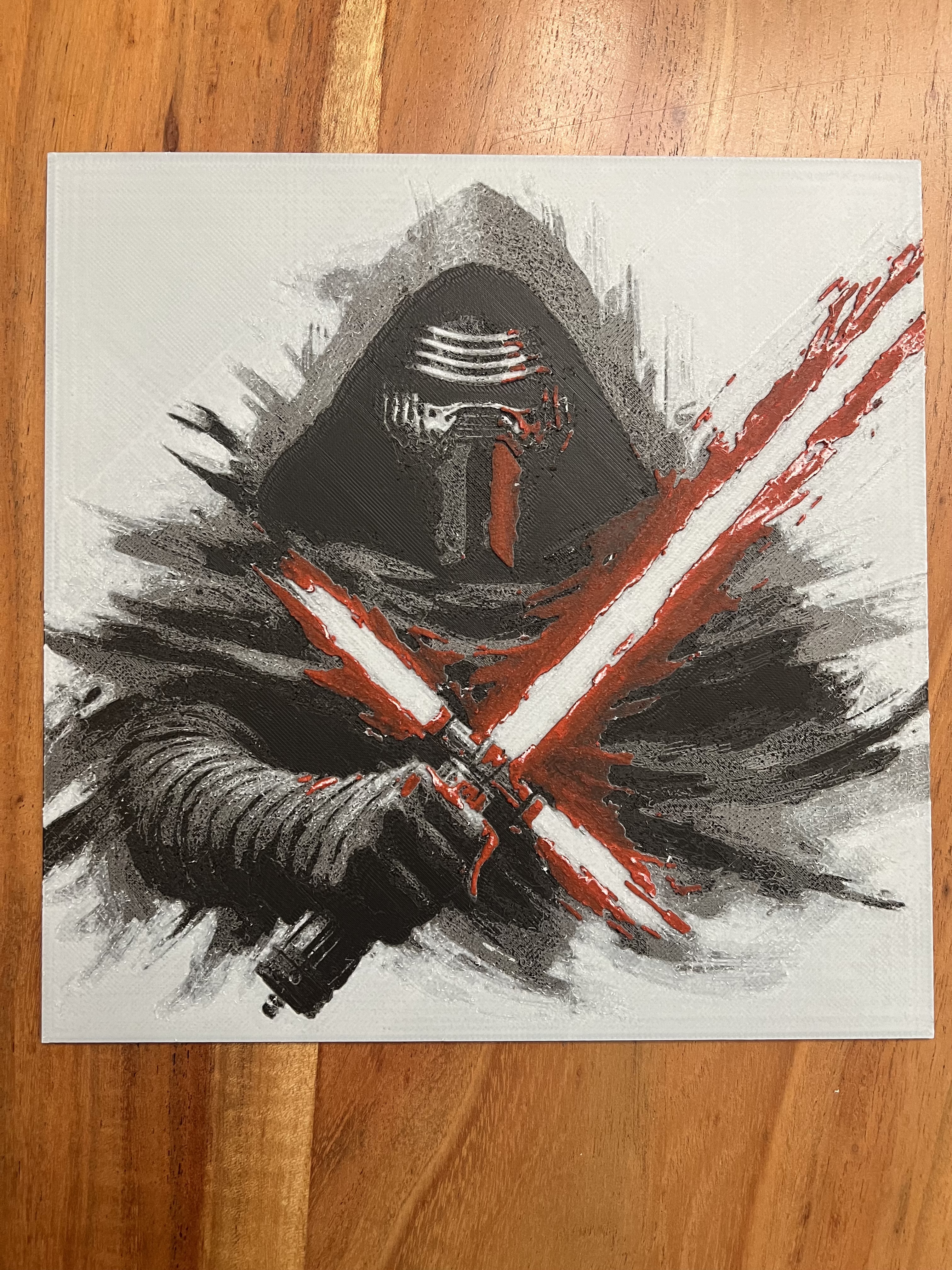Kylo Ren with Red Lightsaber