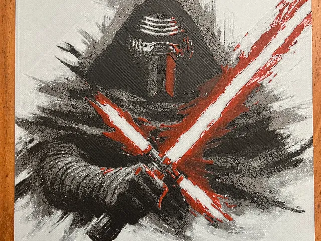 Kylo Ren with Red Lightsaber
