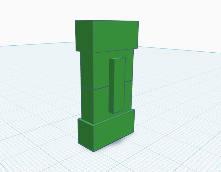 Secure dupont 1x5 connector 3D model