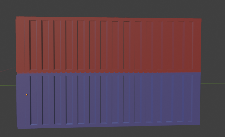 Miniatura 2 do modelo 3D 32mm Shipping container