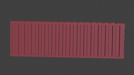 Miniatura 4 do modelo 3D 32mm Shipping container