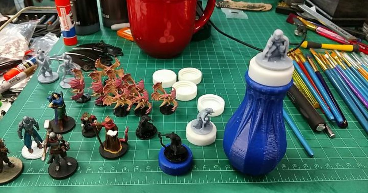 Paint Grip w/ removable caps by DC Download free STL model