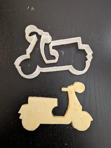 Vespa Scooter Cookie Cutter