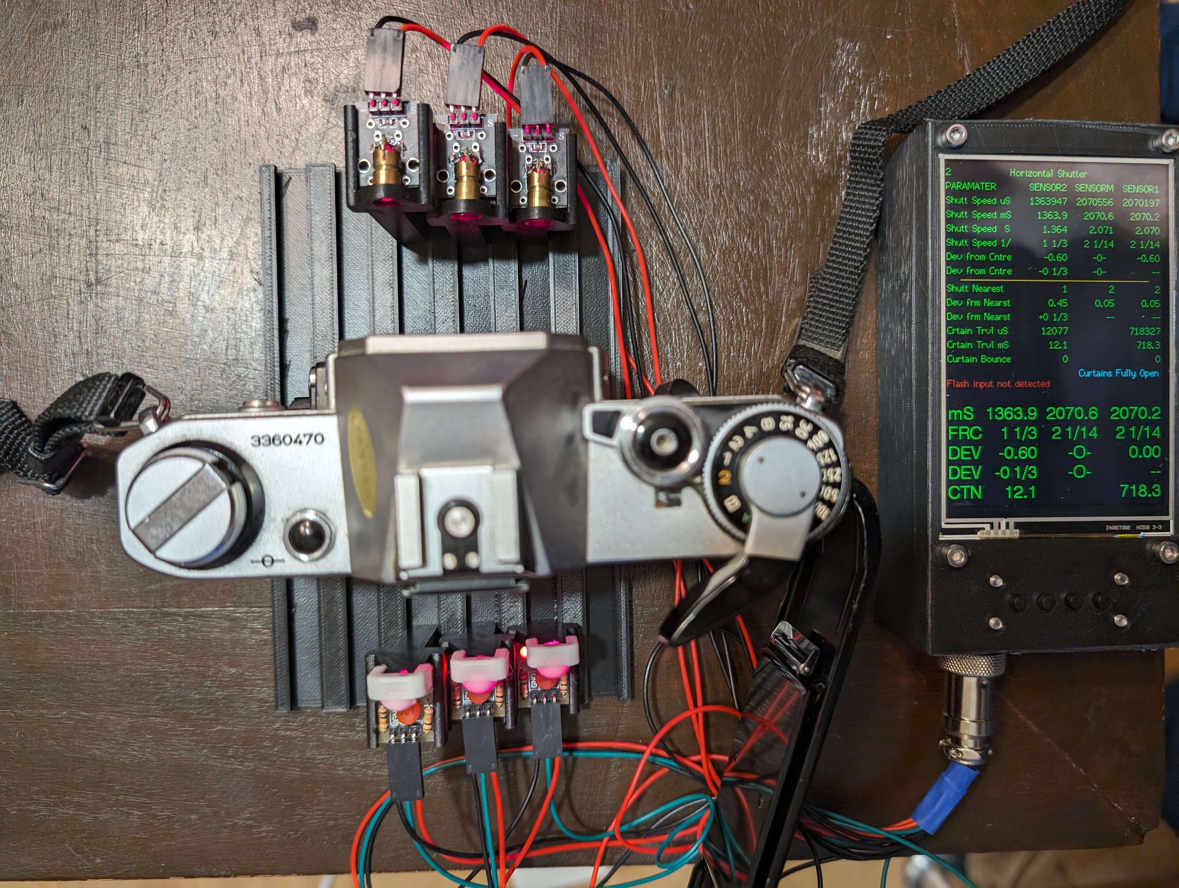 Camera Shutter Tester for ESP32 (case and mount)