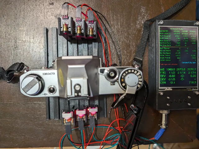 Camera Shutter Tester for ESP32 (case and mount)