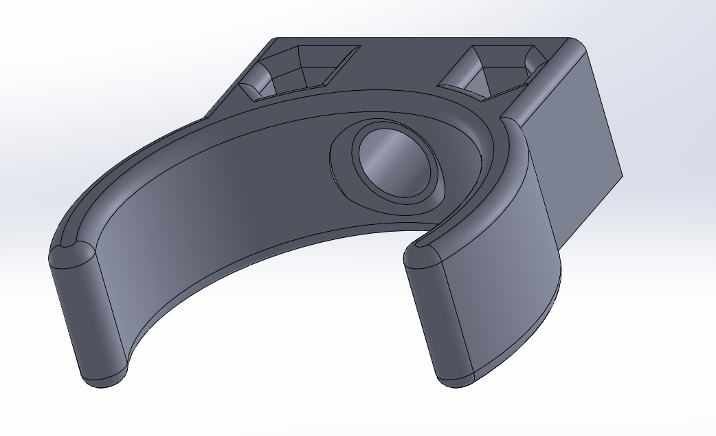 Abrazadera para PPR de 20, 25 y 32mm + SW parametrico (Pipe clamp for 20, 25 and 32mm PPR + SW parametric)