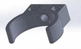 Abrazadera para PPR de 20, 25 y 32mm + SW parametrico (Pipe clamp for 20, 25 and 32mm PPR + SW parametric)