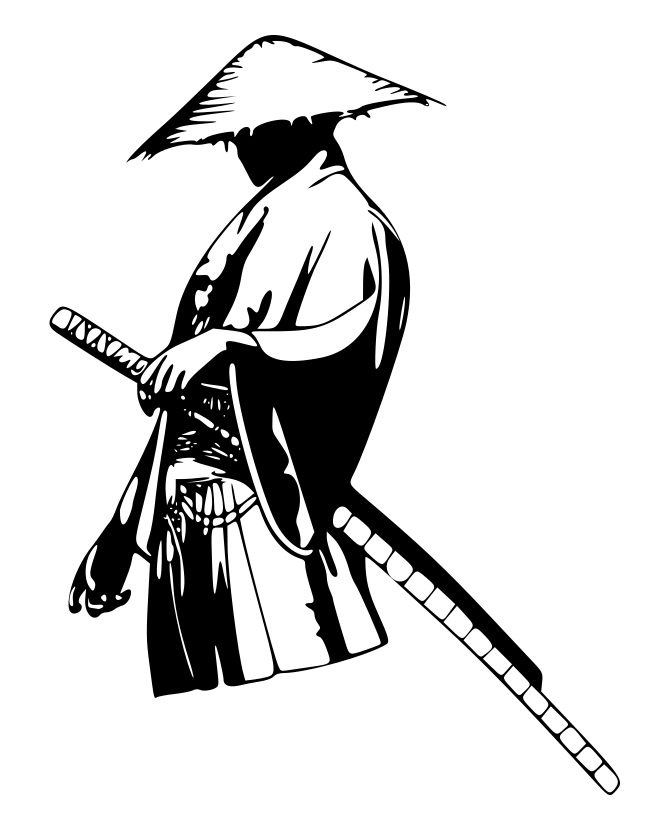 Samurai Statue Wall Art