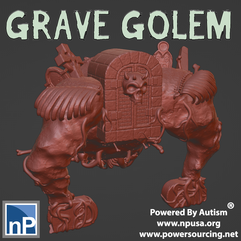 Grave Golem by np-dev | Download free STL model | Printables.com