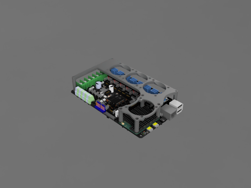 Manta M8P Driver CB1/CM4 Cooling Bracket