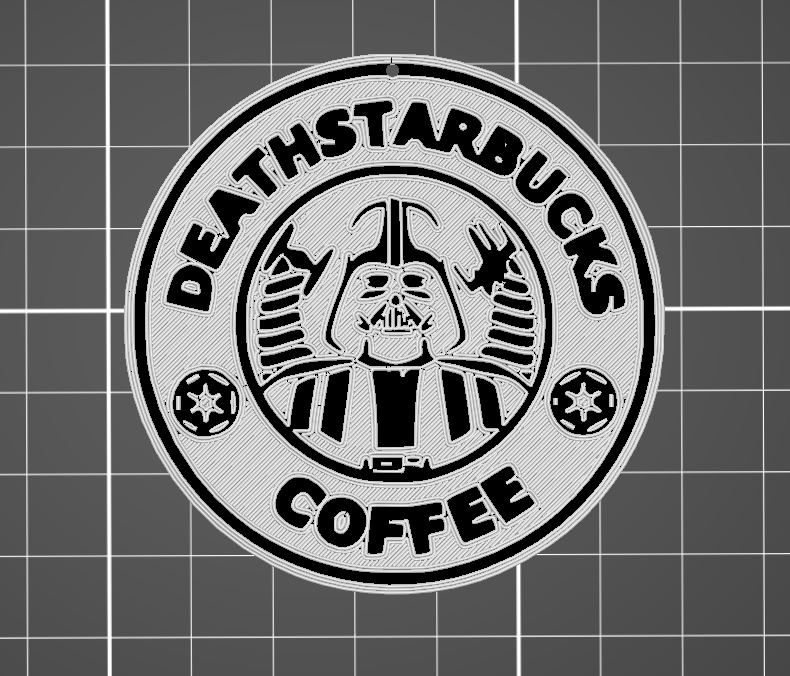 Dead Coffee Keychain