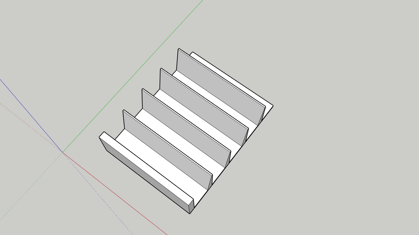 Basic Store Shelving Unit