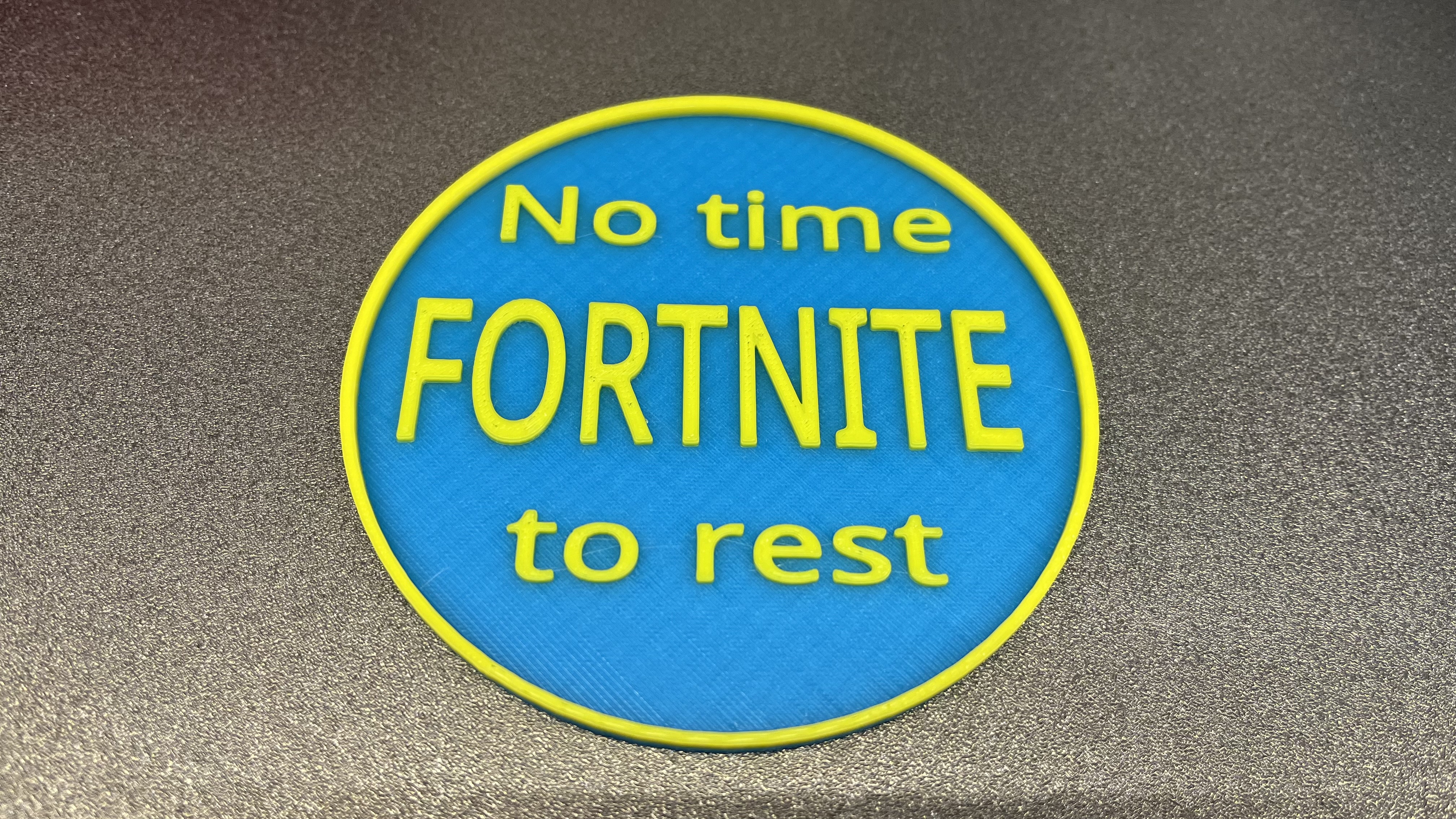 Fortnite No Rest Coaster 2 Color Print