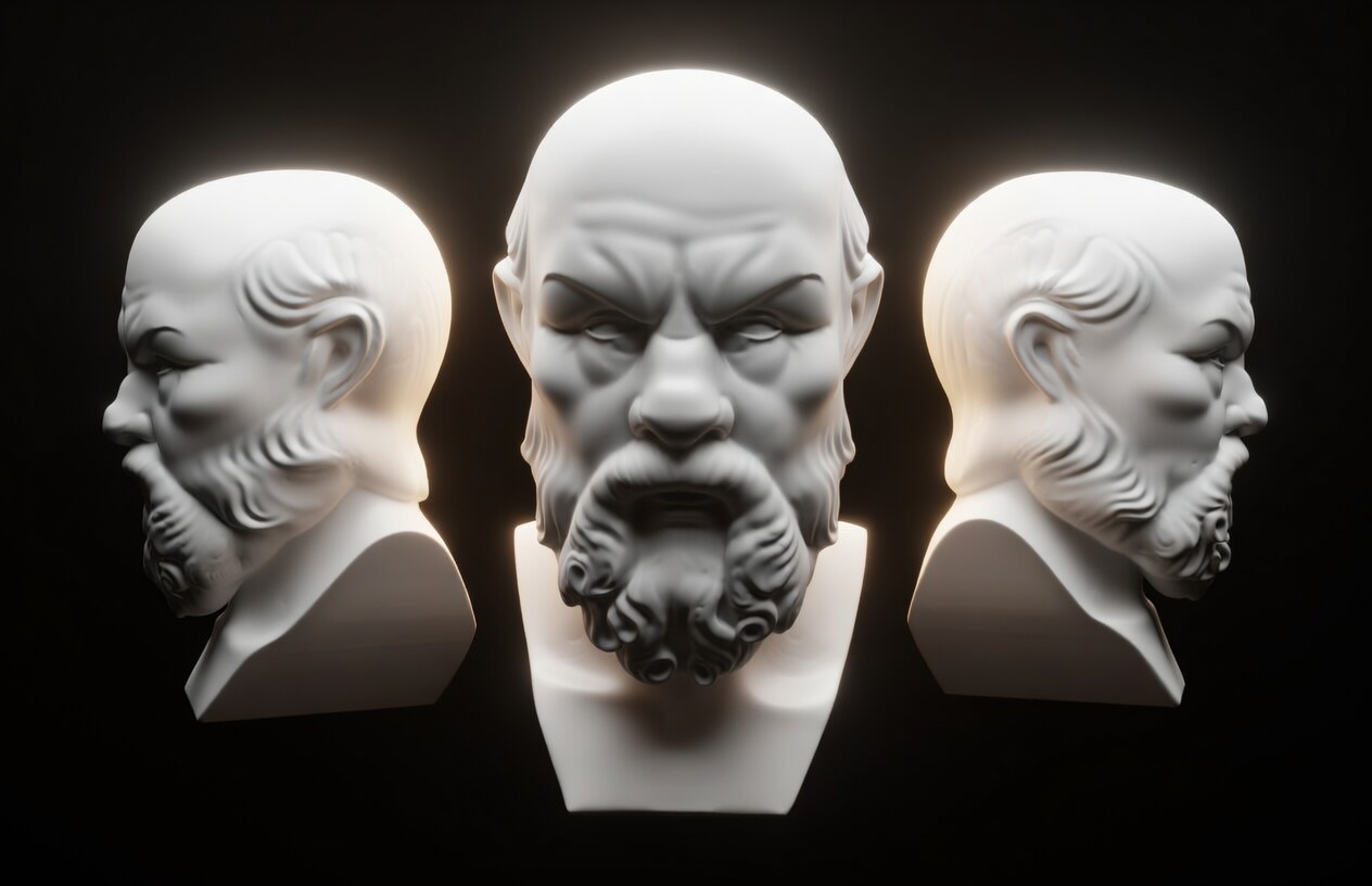Socrates 3D model by Alexander Logach