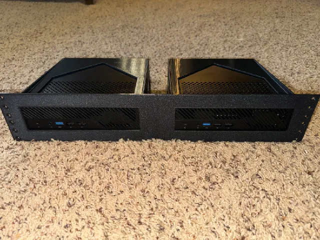 Minisforum MS-01 MS-A2 MS-R1 Dual Rack Mount 2U